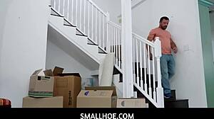 tiny asian princess jade kimiko's tight pussy struggles with sergeant miles huge cock