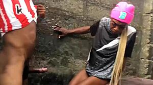 Interracial Outdoor Hardcore Sex with Petite European Babe, Oh My God!