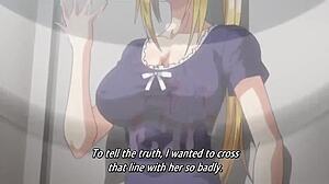 Anime step brother fucks sister's pussy in hentai sex