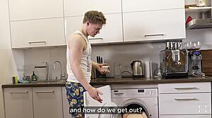 how did my friend and i escape the kitchen with just a huge dick?