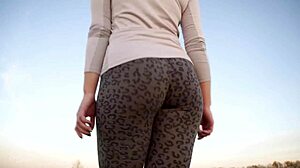 Worship My Milf Ass in Tight Leopard Leggings Now