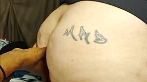 Perverted step brother gropes and fucks step sister's ass.