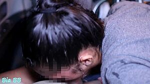 Latina Student Sucks Uber Driver for Creampie