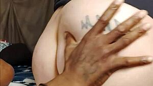 Perverted step brother gropes and fucks step sister's ass.