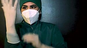 Latex Gloves Fetish With Dominant Touch