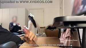 I’m Shocked! Caught My Husband Watching Porn with Stepmom Masturbating Beside Me.