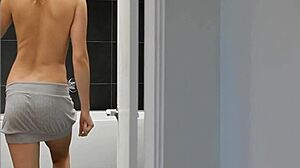Solo Beauty Gets Into Softcore Play with Her Tight Petite Body.