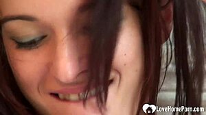 Aroused Girlfriend Shows Pussy and Masturbates to Orgasm