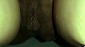 Gretala shaves in the bathroom while amateurs watch