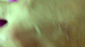 chubby brunette uses rainbow dildo for anal gaping and creampie