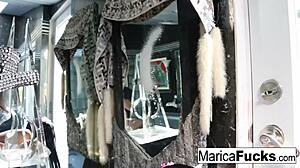 japanese maid gets horny cleaning up the bathroom