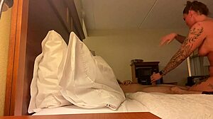 i deep throat my big cock in a hotel room