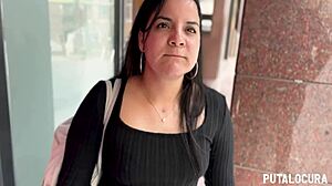 Torbe tricks shy chubby Salomé into modeling and fucks her in hotel room.