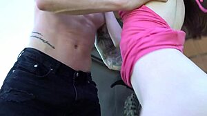 Hot pearl in hard outdoor fuck - non stop anal fuck!