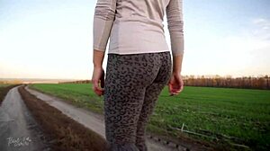 Worship that milf's ass in tight leggings