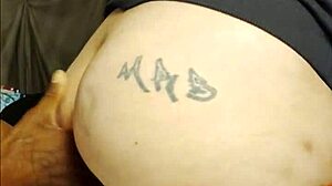 Perverted step brother gropes and fucks step sister's ass.