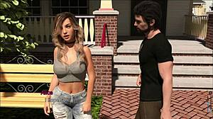 Hra s veľkými cicmi v 3D anime hentai akcii