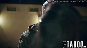 Casey Calvert Loses Bet to Stuntman