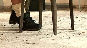 enjoy this hot blonde caylian curtis enjoying her silver dildo