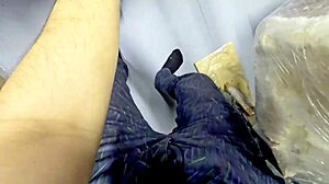 petite amateur girlfriend bound in bdsm gets ass and mouth fucked by friend