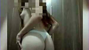 Trying on Panties with Redhead Ass Worship