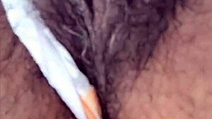 Oh, that hairy muff diving and anal pleasure with a mature latina MILF outdoors!