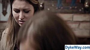 the realtor looks down on the married lesbians at the wedding