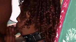 African Babe In Wild Threesome Fuck With Deepthroat And Anal