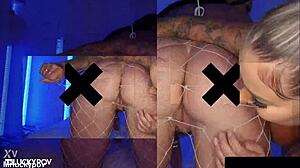 CURVY BODY BABES HAYLEY DAVIES AND JENNIFER WHITE SHARE COCK IN POV MISSIONARY