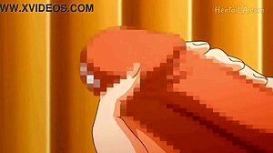 In korashime 2 hentai, the brunette gets anal fucked and creampied hard