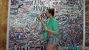 i'm riding this toy like a glamour whore, but it's so bigg