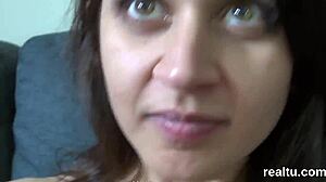 Adorable Czech Teen Teased and Fucked in POV!