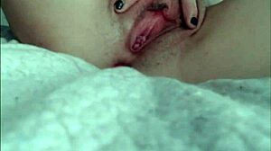 this slut is always masturbating in her homemade room