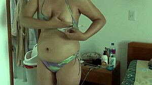 Stepmom Reveals Her Hairy Pussy Ass And Tits On Beach