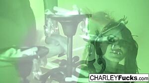charley and busty alia janine tease with steamy play