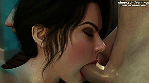 Busty Babe Rides Cock