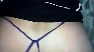 pov solo doggystyle with blue thong