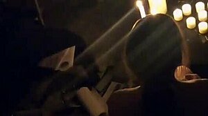 Pyro slut ignites fire fetish in shower roleplay with teen slut pussy