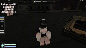 Found this precious girl and fucked her wild in roblox criminality condo