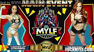 Wrestling milf Liv Revamped with Sophia Locke in action.