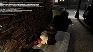 I fucked a prostitute roughly in the hotel corner