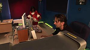 Film Editor Dreams Of Fucking His Favorite Black Pornstar