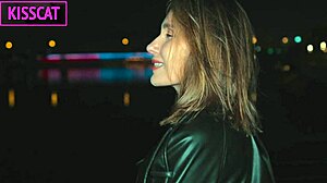 does this hottie with tattoo on big tits get fucked hard till cum inside?