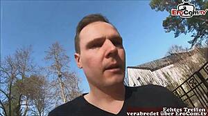 German Amateur Milf With Glasses Rides User Hard!