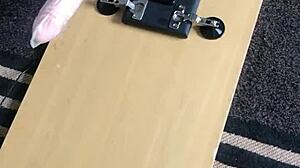 housewife enjoys homemade relaxation.