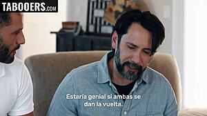 Stepdaughter got me bouncing hard on this thick cock