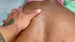 I fuck her huge ass.