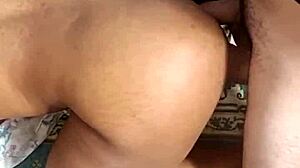 Huge Ass Ebony Brunette Gets Intense Anal From Cheap Whore