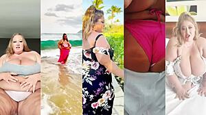 Horny BBW Milf with Natural Tits Titty Fucks BBC