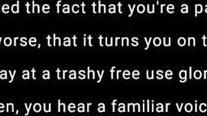 Erotic femdom audio humiliates bound loser in provocative roleplay